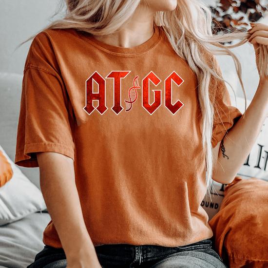 Funny Science Teacher Gift Dna Atgc T Shirt