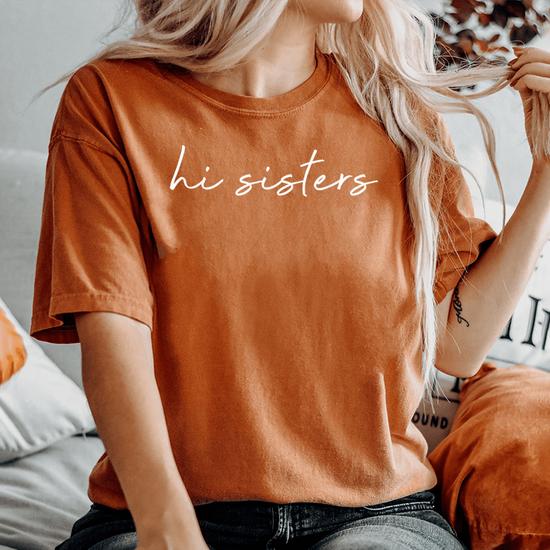 Vlogger Hi Sisters T Shirt Vlogger Hi Sisters T Shirt