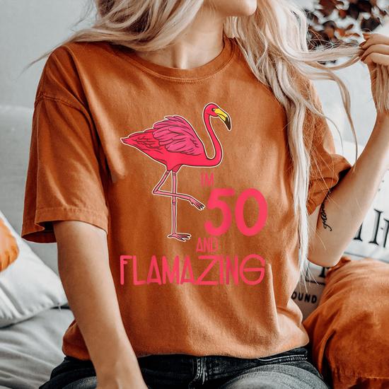 pink flamingo womens shirt