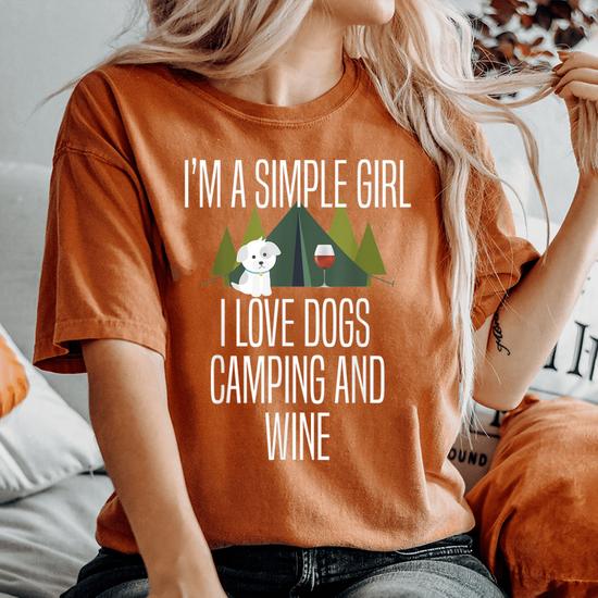 i am a simple girl t shirt