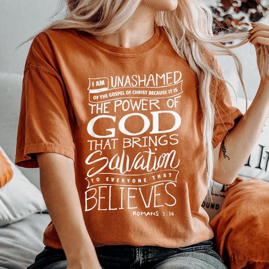 Power Of God Christian Women T Shirt Power Of God Christian Women T Shirt