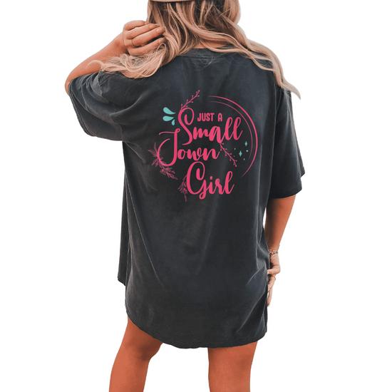 Womens Funny Just A Small Town Girl Saying Womens Tee Shirt Womens Funny Just A Small Town Girl Saying Womens Tee Shirt
