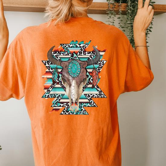 Aztec Print Sweatshirt for Women Crewneck Cowgirl Clothes Western