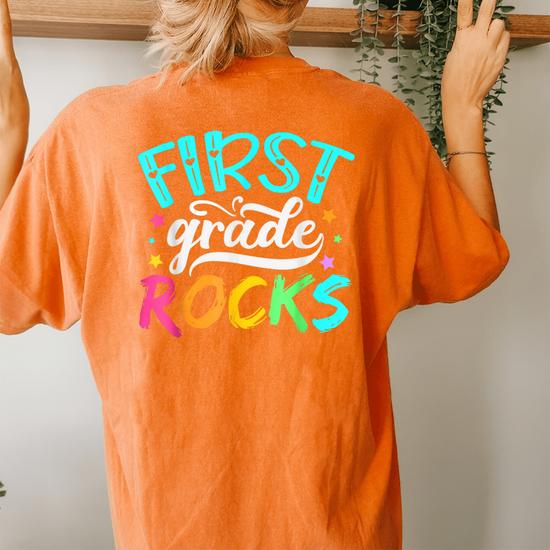 1st First Grade Rocks Back To School Shirt 1st First Grade Rocks Back To School Shirt