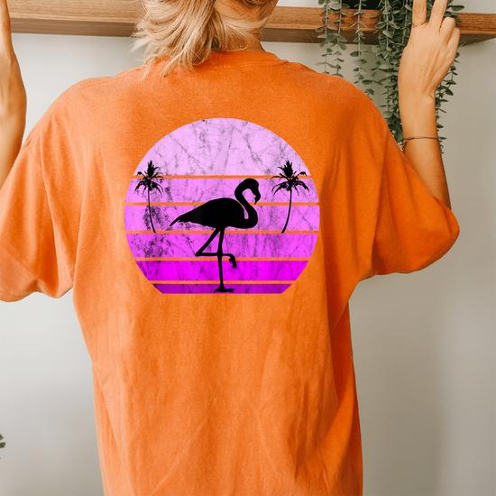 Retro Vintage Sunset T-Shirt Design