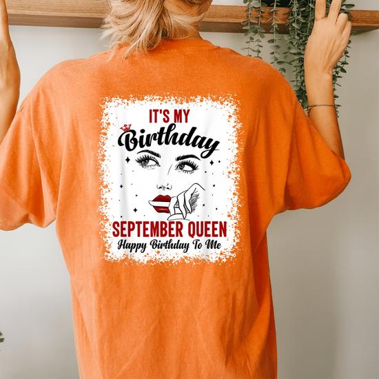 September birthday best sale girl shirt