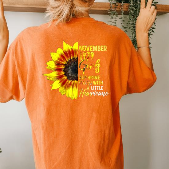 Womens I'm A May Girl 1979 Sunflower T-Shirt 40th Birthday Gift Womens I'm A May Girl 1979 Sunflower T-Shirt 40th Birthday Gift