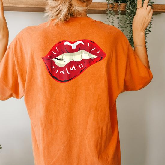 Red lip 2024 print shirt