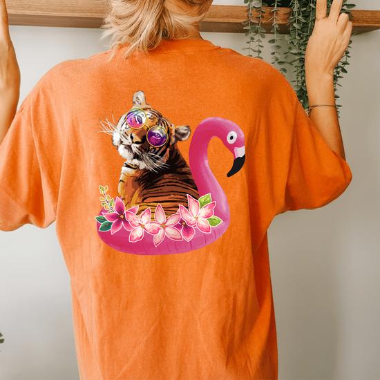 Flamingo All Over Print Unisex Summer T Shirt – Batch1