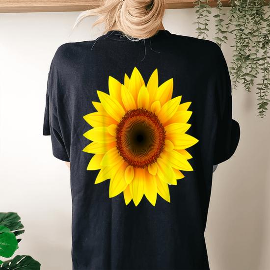Beautiful Yellow Sunflower Sun Flower Blooms Women's