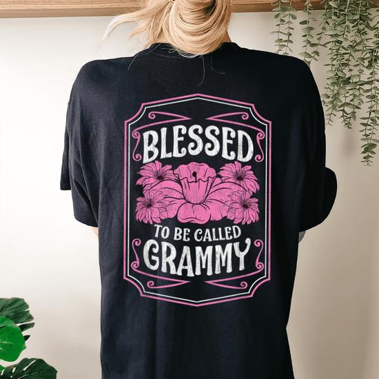 Blessed To Be Called Nana Cute Floral Christmas Gifts T-Shirt Blessed To Be Called Nana Cute Floral Christmas Gifts T-Shirt