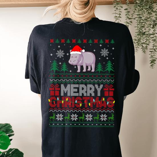 Hippo ugly hotsell christmas sweater