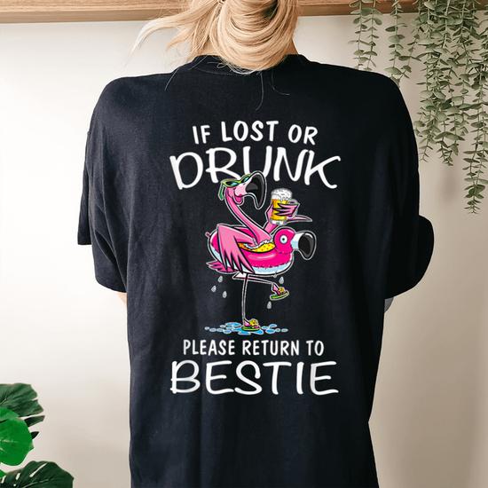 If Lost Or Drunk Please Return To My Bestie Couple Tank Top If Lost Or Drunk Please Return To My Bestie Couple Tank Top
