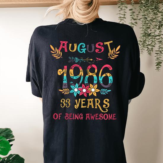Vintage July 1986 Tshirt Retro 33rd Birthday Gifts Vintage July 1986 Tshirt Retro 33rd Birthday Gifts