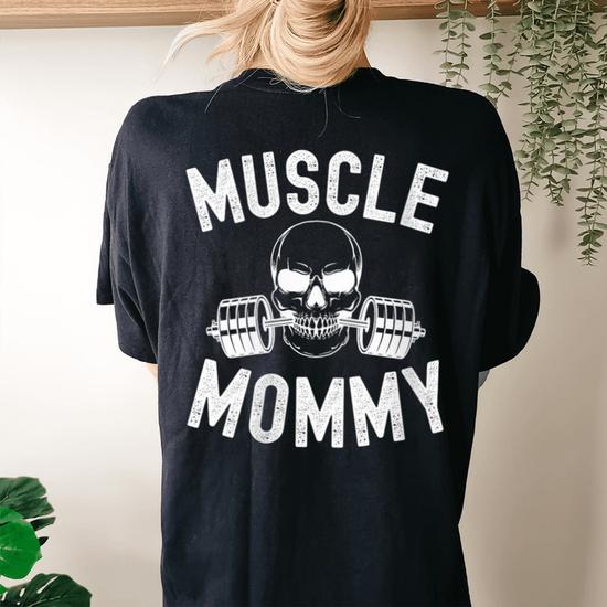 Women's Printed Black Gym T-shirt