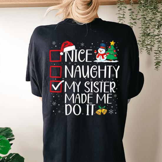 Cute Sisters Christmas T-Shirt Cute Sisters Christmas T-Shirt