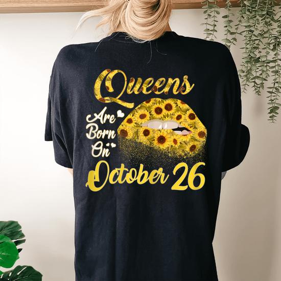 October 26 Queen Birthday T-Shirt October 26 Queen Birthday T-Shirt