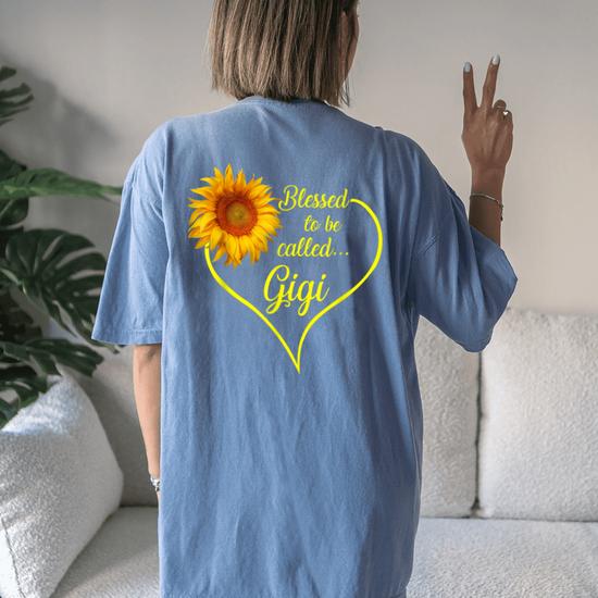 Blessed To Be Called Mom And Gigi Sunflower Tee Shirt Blessed To Be Called Mom And Gigi Sunflower Tee Shirt