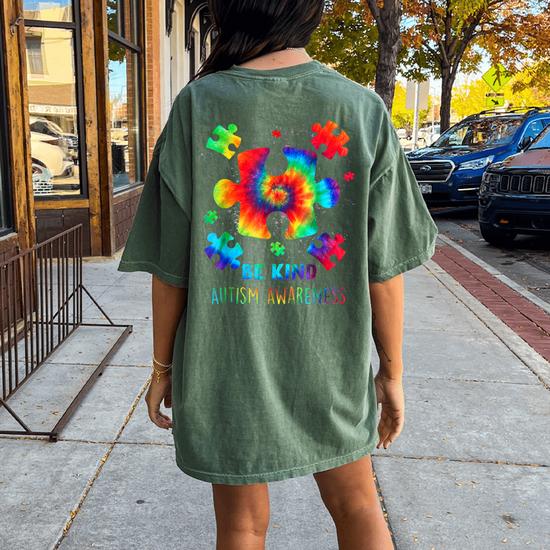 autism tie dye shirt