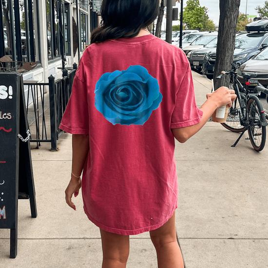 Big Flower Print T-shirt | STUDIO SEVEN