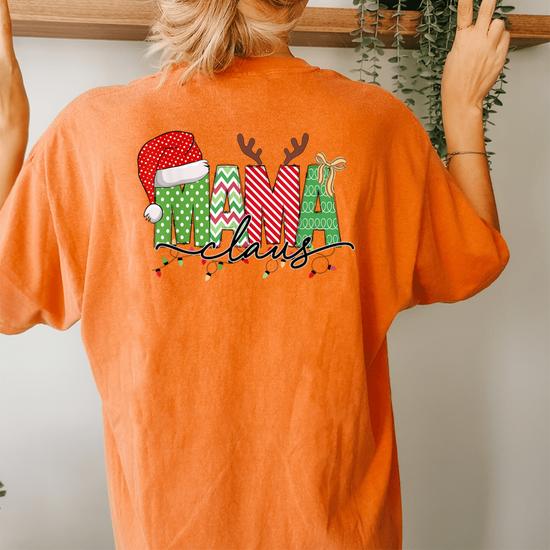 Womens Mama Claus T-Shirt Matching Christmas Costume Shirt T-Shirt Womens Mama Claus T-Shirt Matching Christmas Costume Shirt T-Shirt