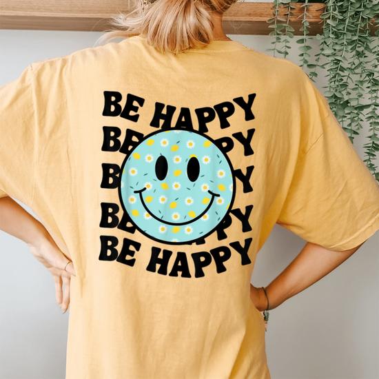 【GRAVER】23FW★ Back Daisy Flower Smile Sweatshirt Back Daisy Flower Smile Hoodie - GRAVER | 60% - Asian