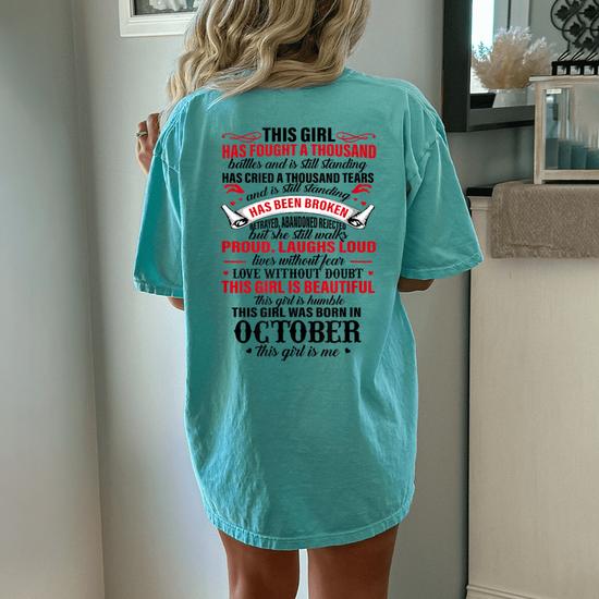 This girl has fought best sale a thousand battles t shirt