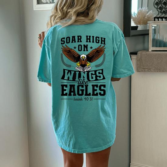 Soar On Wings Eagle Women T Shirt Soar On Wings Eagle Women T Shirt