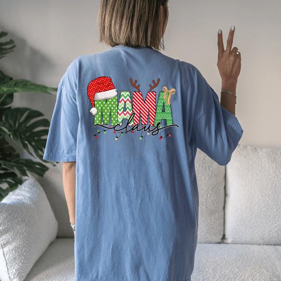 Womens Mama Claus T-Shirt Matching Christmas Costume Shirt T-Shirt Womens Mama Claus T-Shirt Matching Christmas Costume Shirt T-Shirt