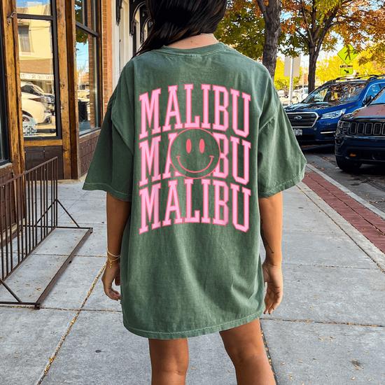 Preppy Varsity Pink Malibu California For N Girls Women's