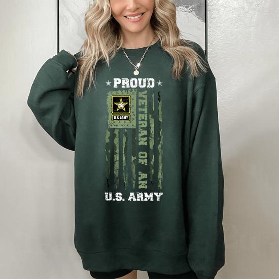 Vintage army deals sweatshirt