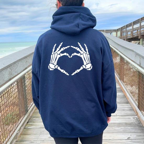 Skeleton costume hoodie outlet
