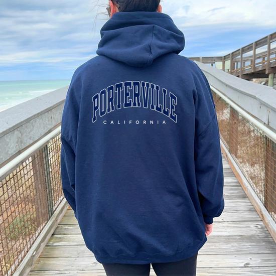 Navy oversized hoodie online womens