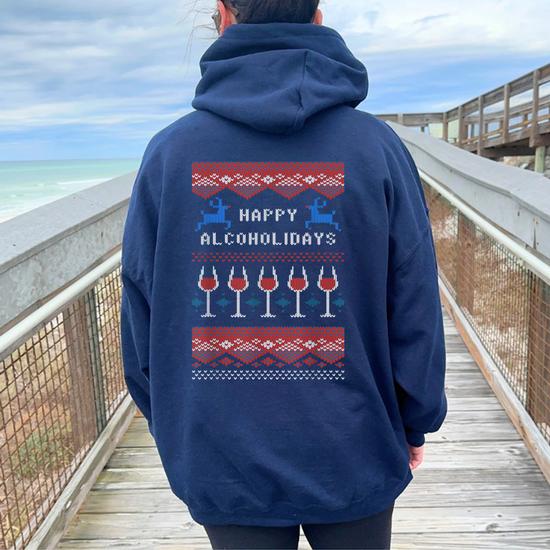 Oversized christmas hot sale hoodie