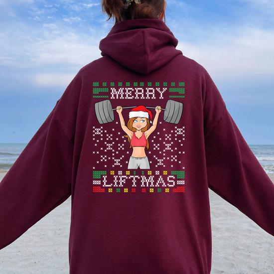 Lifting ugly christmas clearance sweater