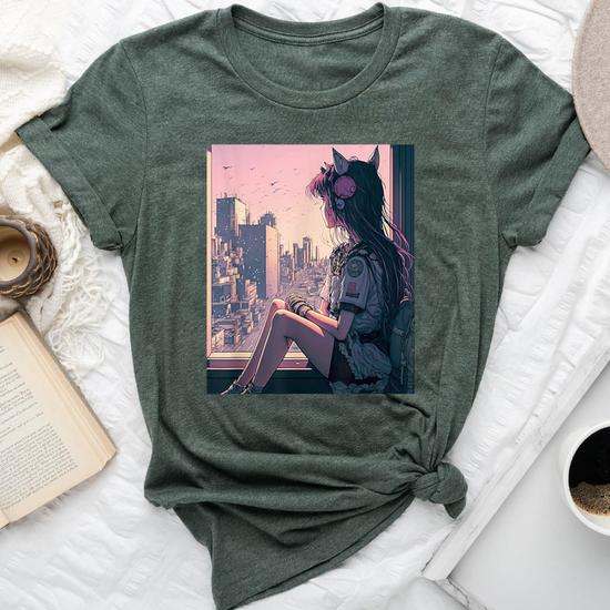 Japan Kawaii Emo Egirl Liz Lisa Doll Short Sleeve Tshirt Sz